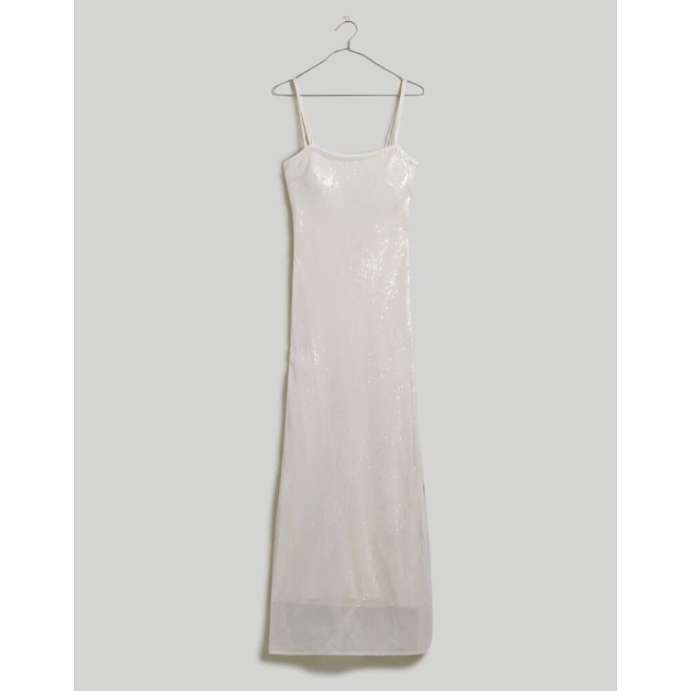 Madewell x Aimee Song Sequin Slip Maxi Dress